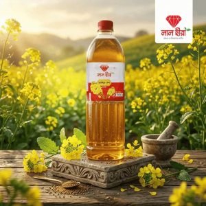 2 Liters Mustard Oil / ঘানি ভাঙা সরিষার তেল / প্রথম চাপের খাঁটি সরিষার তেল