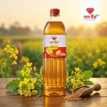 1 Liters Mustard Oil / ঘানি ভাঙা সরিষার তেল / প্রথম চাপের খাঁটি সরিষার তেল