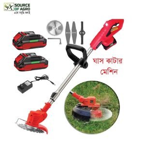 রিচার্জেবল ঘাস কাটার মেশিন | 48v Rechargeable grass cutter machine | Small household light weight lawn mower